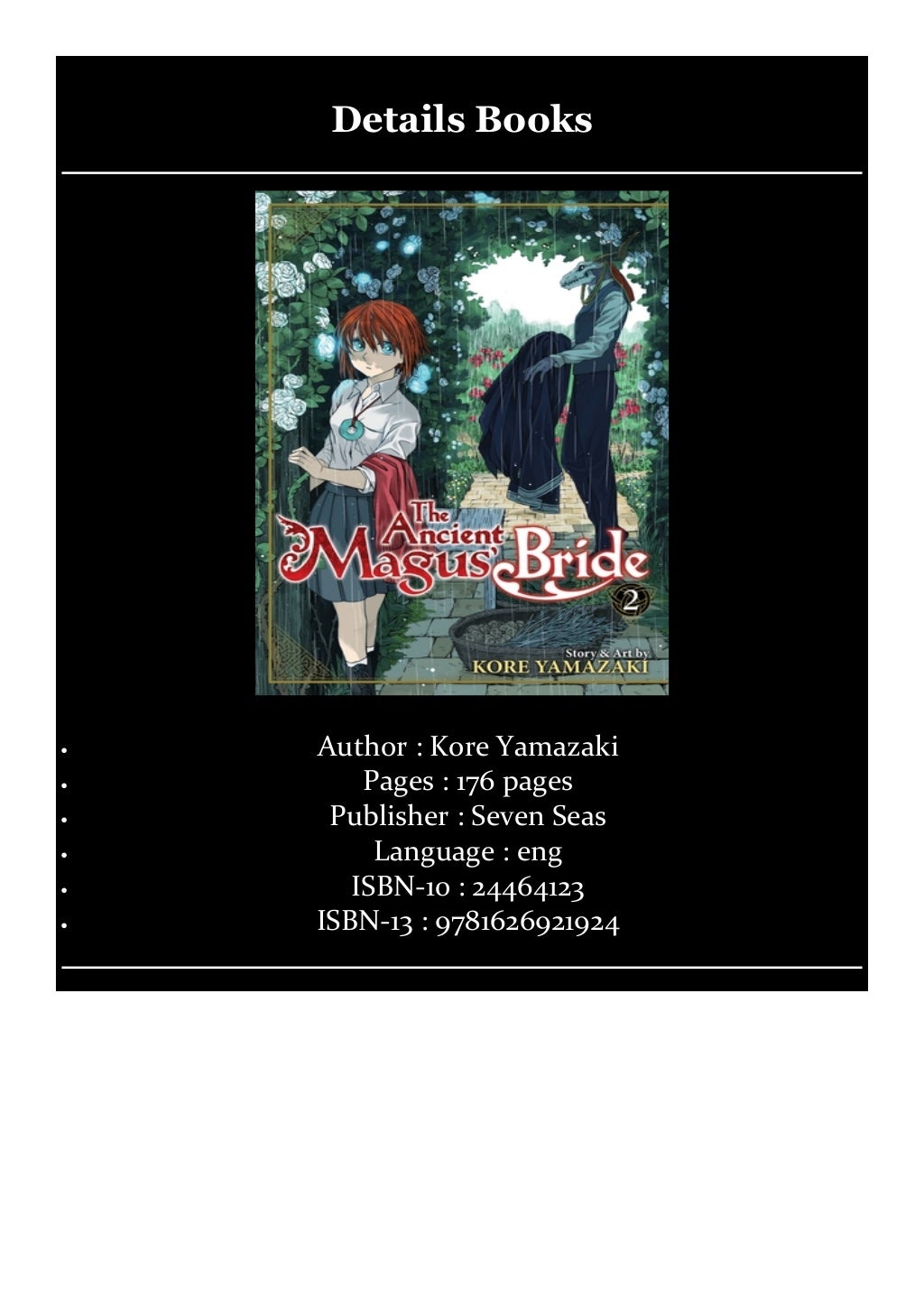 The Ancient Magus Bride Book