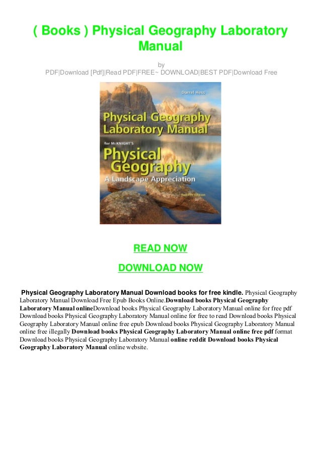 Physical Geography Laboratory Manual 12th Edition Pdf Free