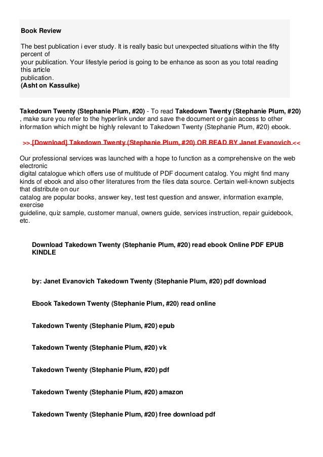 Takedown Twenty PDF Free download Takedown Twenty PDF Free download