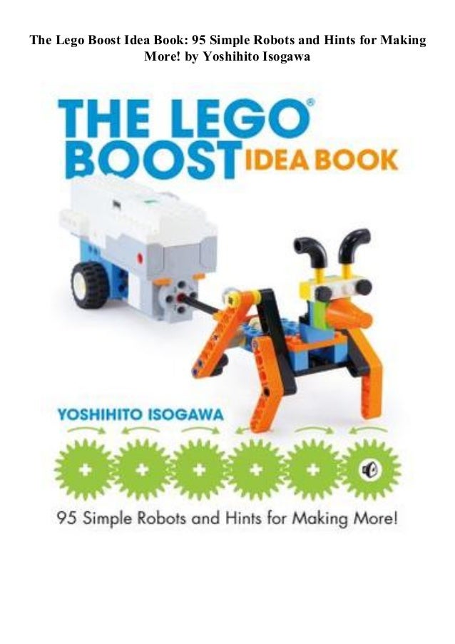 the lego boost idea book