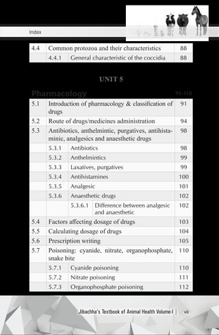 Jibachha's Textbook of Animal Health Volume-I | PDF