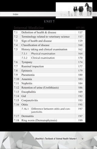 Jibachha's Textbook of Animal Health Volume-I | PDF