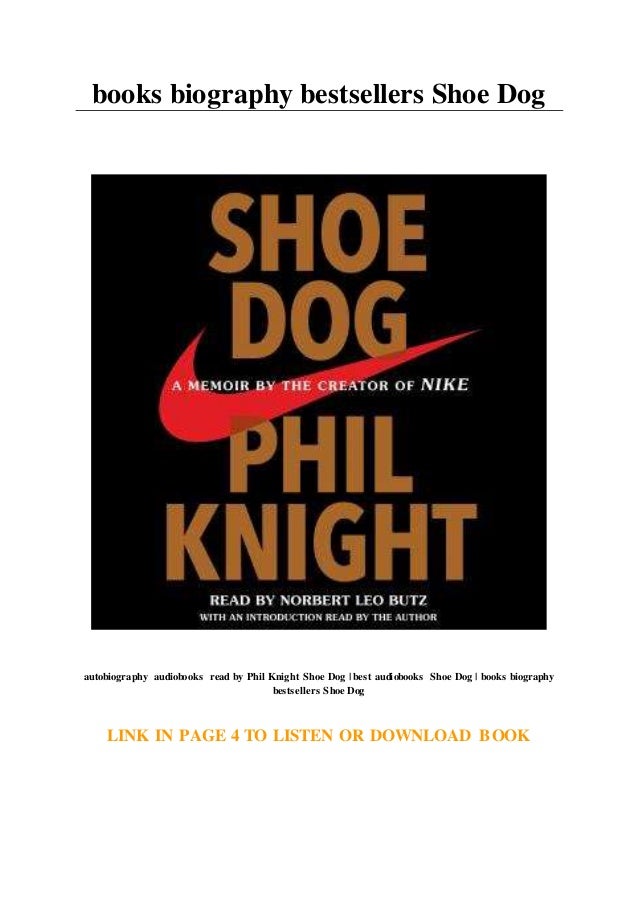 books biography bestsellers Shoe Dog