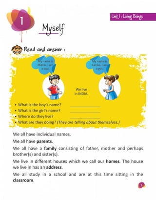 Book science1 CLASS - FIRST