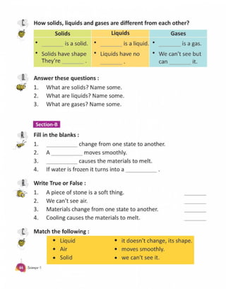 Book science1 CLASS - FIRST