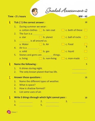 Book science1 CLASS - FIRST