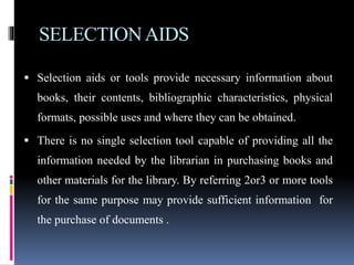 Book Selection Tools | PPT