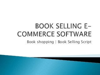 Book shopping | Book Selling Script
 