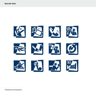 74
Pictogrames de senyalització
Rosa dels Vents
 