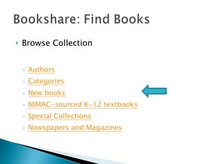 Category  Bookshare