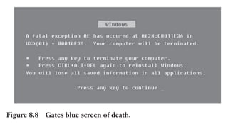 Trim Size: 6in x 9in Morin c08.tex V1 - 07/25/2018 5:59pm Page 182
k
k k
k
182 DECODING YOUR PERSUASIVE NARRATIVE
Figure 8.8 Gates blue screen of death.
your tone of voice, your facial expressions, all need to help
your audience re-experience the painful state they live in
(negative emotion) when they don’t enjoy your solution, and
then later you will help their brain feel the positive emotion
your solution would provide.
• Minidramas can have only one act. In that case, the one act is
typically centered around the pain of the customers. Or they
can include a second act that would demonstrate the relief
of the pain. Contrasted minidramas are often seen on QVC
infomercials: think of the presenter who is trying to sell you
a knife sharpener. First, they show you how a dull knife won’t
easily cut a ripe tomato without squishing it [Act 1: the pain],
then they sharpen the knife and it now makes a perfect cut on
the same tomato [Act 2: the relief of the pain].
• The best minidramas will be acted live in front of your audi-
ence. They can involve only one presenter who would deliver
a monologue, or they can include several people as in the case
of Steve Jobs and the iPhone. If you are not comfortable act-
ing in a minidrama live, you could film it and play it as a short
video clip.
• Sometimes, even just a picture can represent a minidrama,
such as the ad for a campaign to deter people from drinking
and driving (shown in Figure 8.9).
 