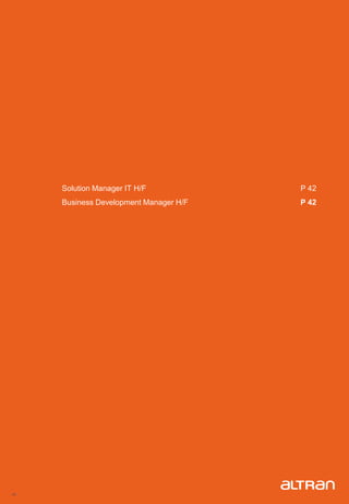 41
Solution Manager IT H/F P 42
Business Development Manager H/F P 42
 