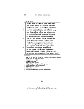 Books of jeu and the untitled text in the bruce codex schmidt mac dermot part iv