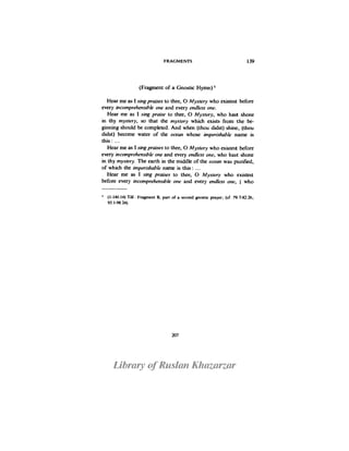 Books of jeu and the untitled text in the bruce codex schmidt mac dermot part iv