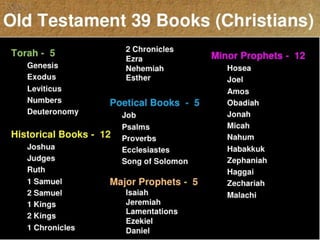 Books of the bible