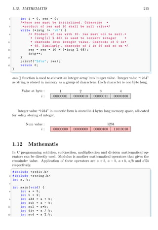 Notes for C Programming for MCA, BCA, B. Tech CSE, ECE and MSC (CS) 3 ...