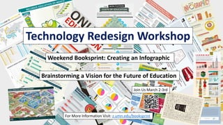 Technology Redesign Workshop
    Weekend Booksprint: Creating an Infographic

  Brainstorming a Vision for the Future of Education

                                                Join Us March 2-3rd




          For More Information Visit: z.umn.edu/booksprint
 