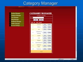 Category Manager
 