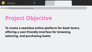 Book Store Project website mini project college | PPTX