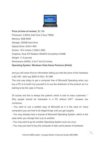 Computers 2199 Book Summary Report Example | PDF