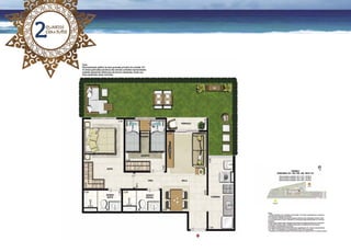 2
quartos
com suíte
 