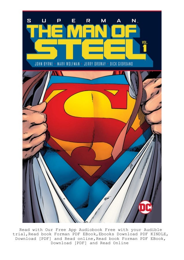 Book Superman The Man Of Steel Vol 1 Ebook Pdf