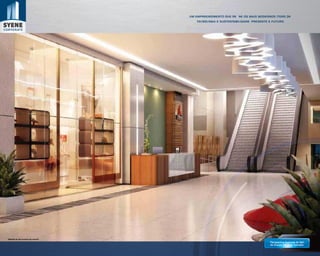 UM EMPREENDIMENTO QUE REŠ NE OS MAIS MODERNOS ITENS DE
                                            TECNOLOGIA E SUSTENTABILIDADEŒ PRESENTE E FUTURO.




Material de uso exclusivo do corretor.
                                                                                     Perspectiva Ilustrada do Hall
                                                                                     de Acesso Alameda Salvador
 