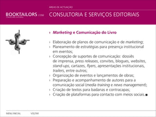 Booktailors   ApresentaçãO