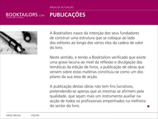 Booktailors   ApresentaçãO