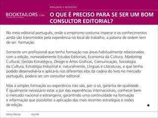 Booktailors   ApresentaçãO