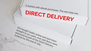 Book Takeout and User-Docused Delivery