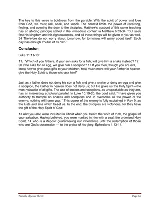 The parables of our Lord Jesus Christ elaborated in depth | PDF