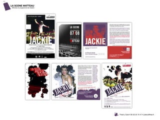 LA SCENE WATTEAU
Affiches et programme de théatre




                                   Thierry Oziel • 06 30 25 75 47 • juletoz@free.fr
 