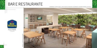 BAR E restaurante                               Acabamentos, quantificações, especificação de mobiliário e equipamentos conforme memorial de projeto.



                                                                                                           Acabamentos, quantificações, especificação de mobiliário e equipamentos conforme memorial de projeto de decoração.




                                        LOBBY




                                                                                                                                                                                                                                imagem provisória sujeita a alteração
      imagem ILUSTRATIVA DE DECORAÇÃo
 