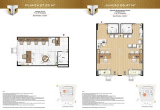 Planta 27,22 m2
Junção 56,47 m2
 