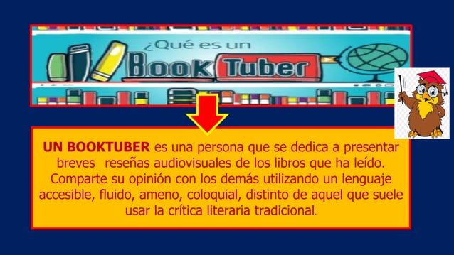 Booktuber Vector pauta para realizar un booktuber | PPT