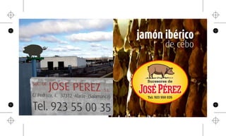 jamón ibérico
de cebo
 