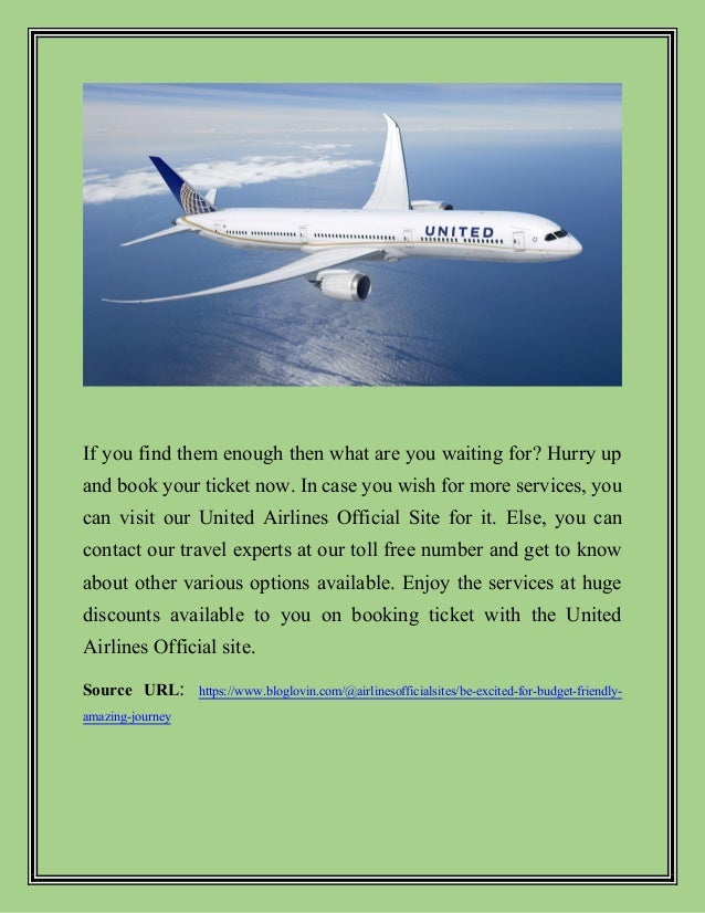 Book your ticket instantly with united airlines official site