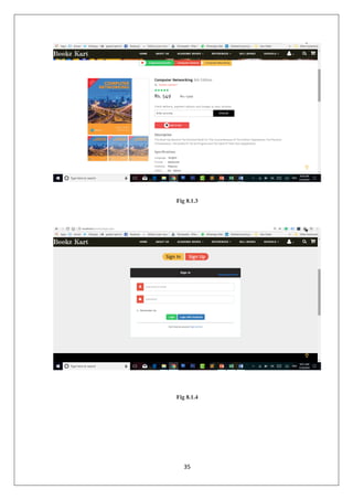 e-commerce web development project report (Bookz report) | PDF