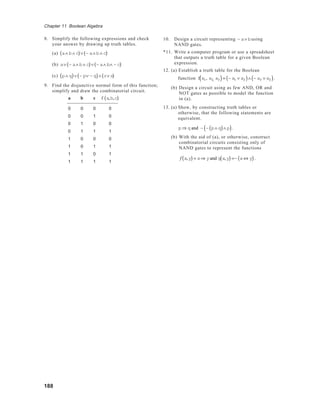Boolean algebra | PDF