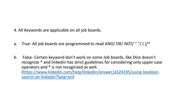 BooleanSearch for HR and Staffing/RPO recruiters | PPTX