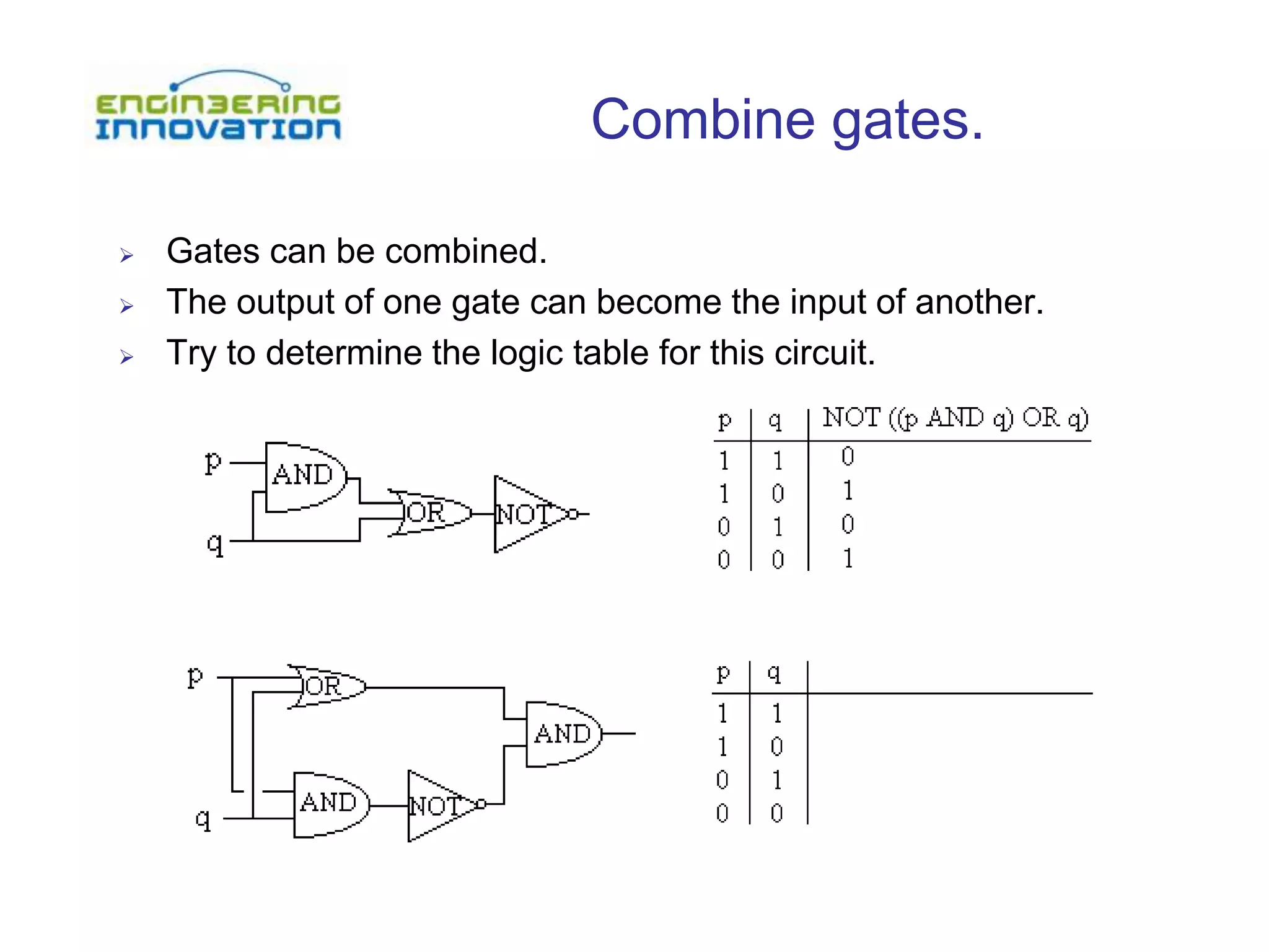 boolean-logic.pptx | Programming Languages | Computing