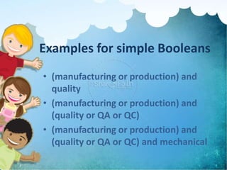 Boolean Search for Naukri | PPSX | Business Accounting & Finance | Business