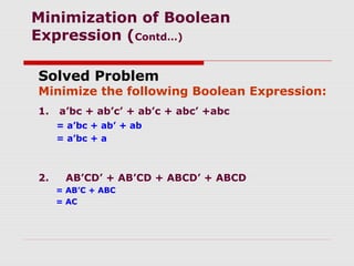 Boolean algebra | PPT
