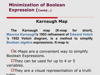 Boolean algebra | PPT