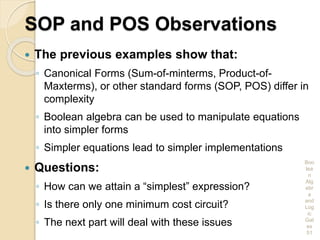Boolean algebra | PPTX