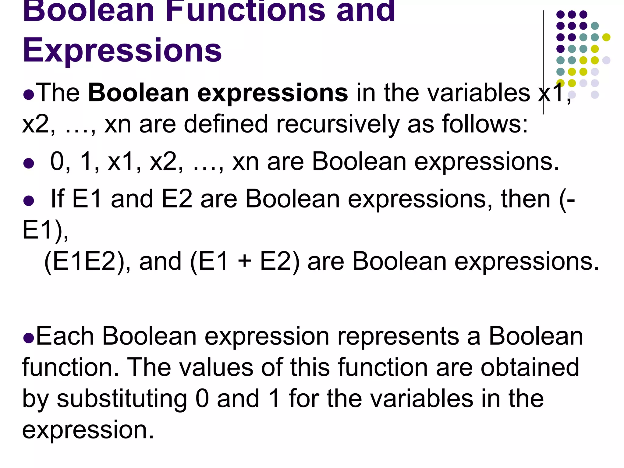 BOOLEAN ALGEBRA.ppt