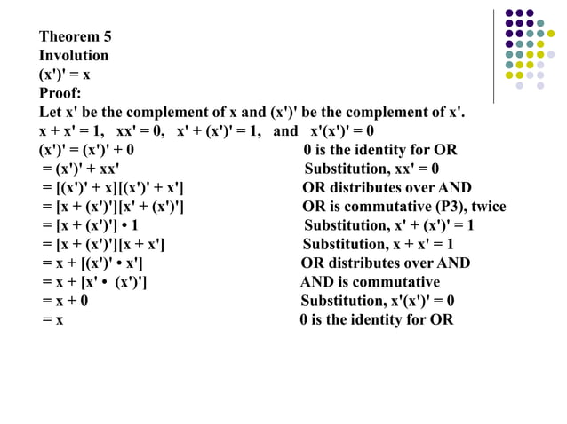 BOOLEAN ALGEBRA.ppt | Programming Languages | Computing