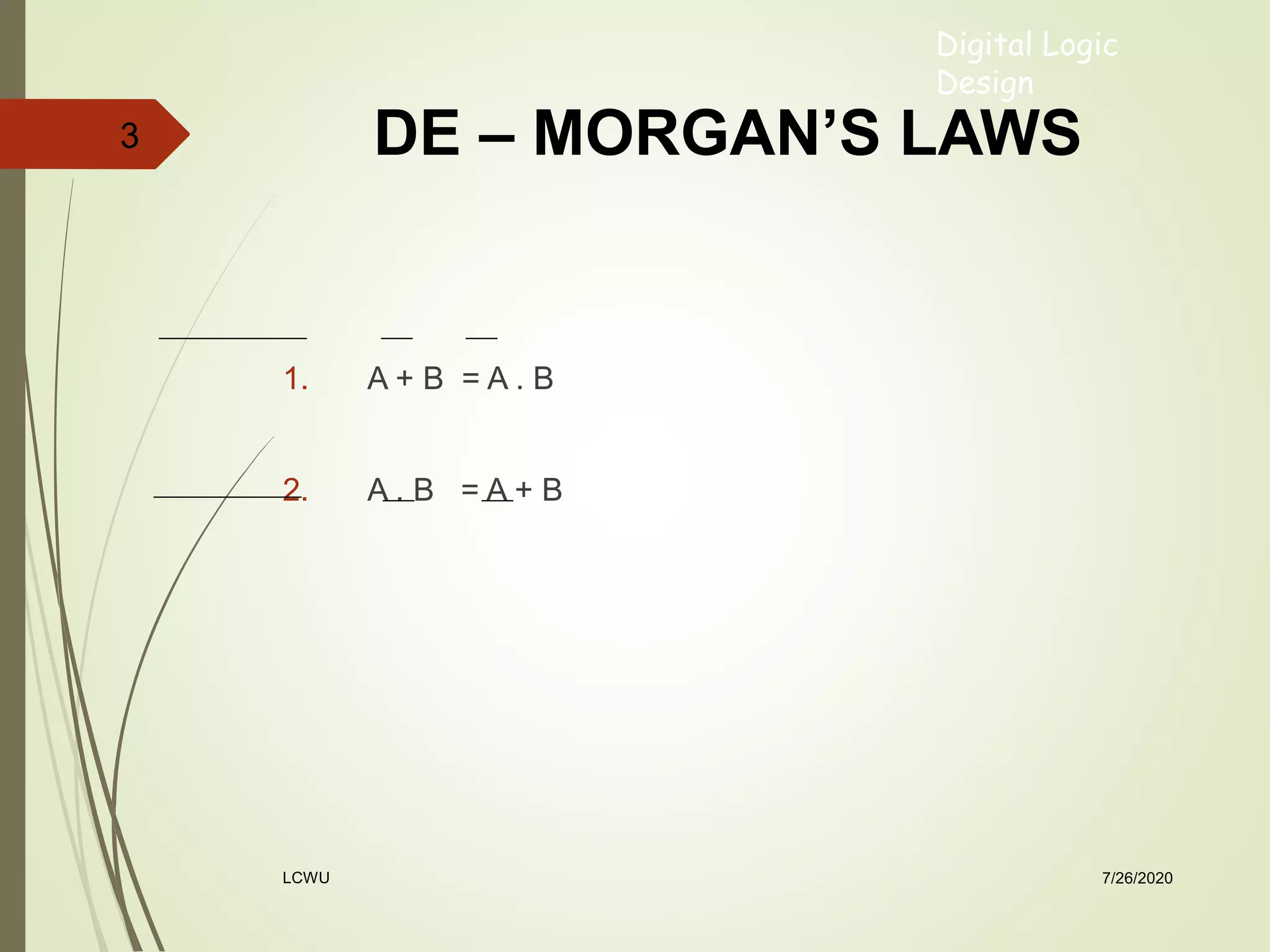 Boolean algebra and logic gates | PPT