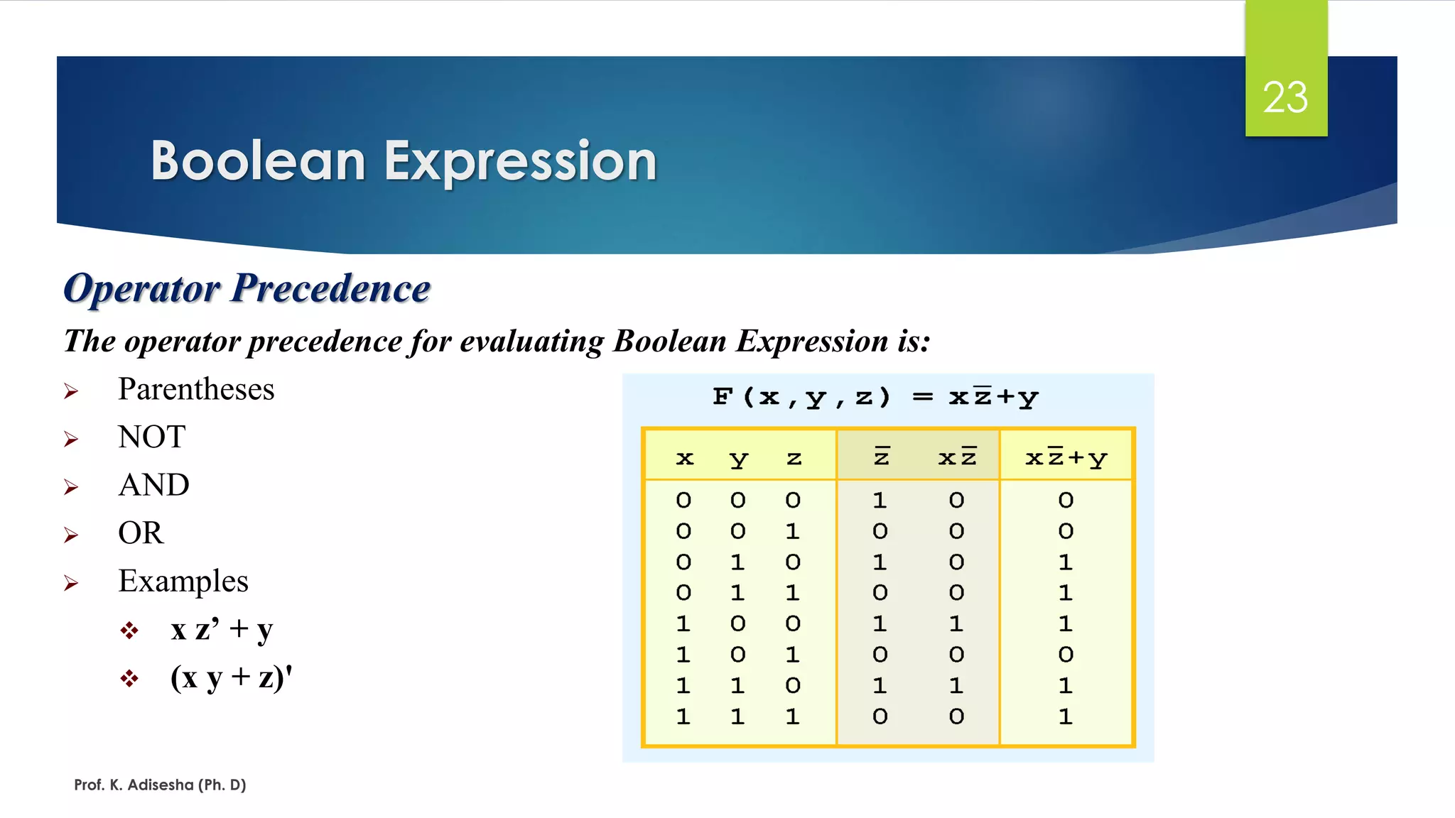 Boolean algebra & logic gates | PDF